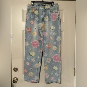 Wild fable floral mom jeans NWOT